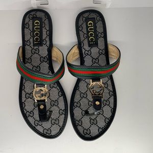 Gucci Flip Flops Sandals Size 41